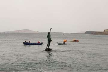 Chinchorro y varada del pescado pasados por agua (Foto TA)